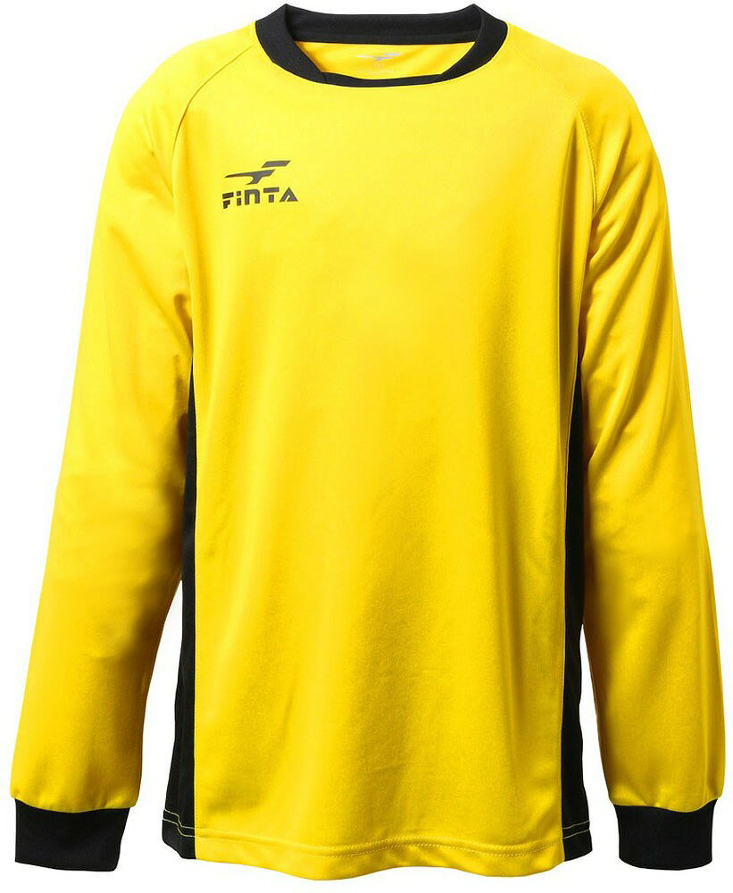 FINTA（フィンタ） ジュニアキーパーシャツ（イエロー・サイズ：140） FNT-FT3025-4100-140 サッカー・フットサル用(4.0)