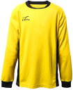 FNT-FT3025-4100-160 FINTA(フィンタ) ジュニアキーパーシャツ(イエロー・サイズ:160) サッカー・フットサル用