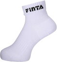 FT-FT8025-0100-23-25 FINTA(フィンタ) ショートソックス(ホワイト・サイズ:23-25) サッカー・フットサル用