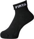 FT-FT8025-0500-23-25 FINTA(フィンタ) ショートソックス(ブラック・サイズ:23-25) サッカー・フットサル用