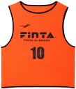 FNT-FT6558-6100-8 FINTA(フィンタ) ビブス(単品)(オレンジ・8) サッカー・フットサル用