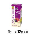 1日分の鉄分 豆乳飲料 プルーンmix 200ml(1ケース12個入) マルサン トウニユウプレ-ンMIX X12