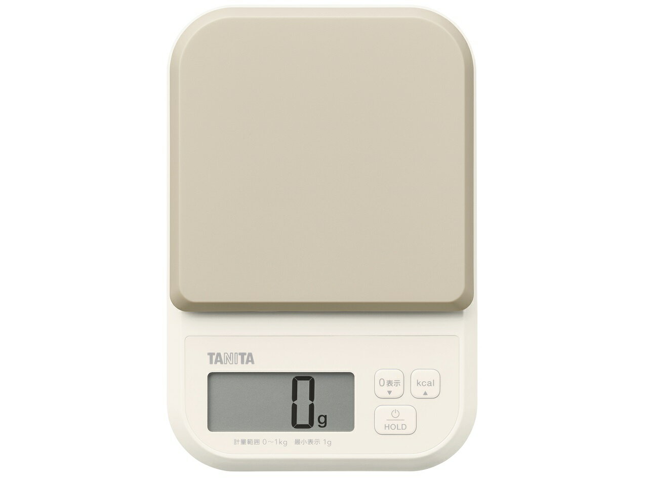 タニタ デジタルクッキングスケール グレー KJ-120-GY TANITA [KJ120GY]
