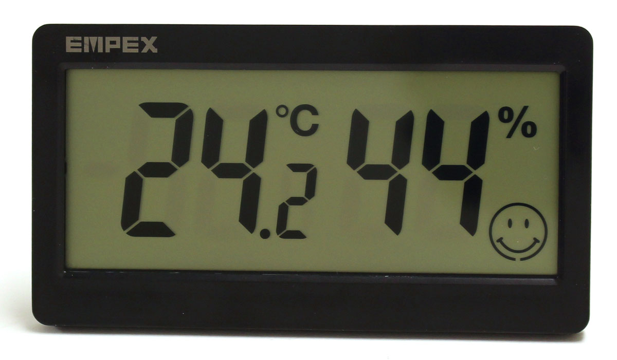TD-8502 エンペックス 温湿度計(ブラック) EMPEX 
