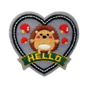 ORG400 23199 パイオニア ワッペン EMBLEM きのこ・ハリネズミ