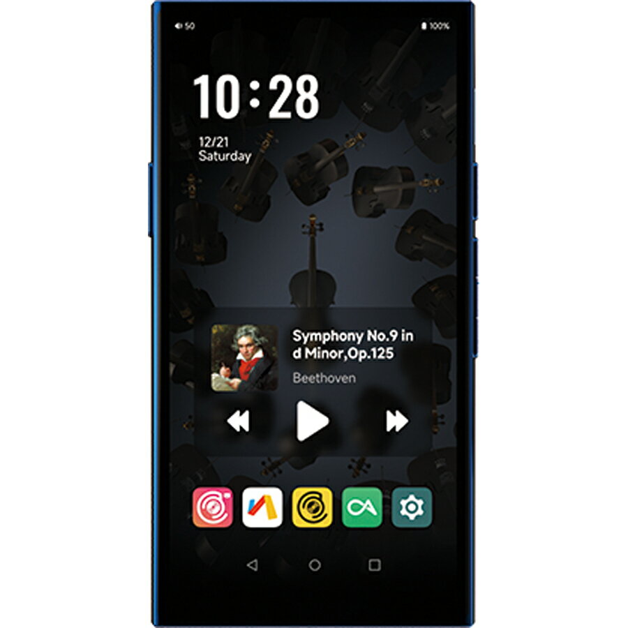 R8 II-BLUE HiBy デジタルオーディオプレイヤー　256GBメモリ内蔵+外部メモリ対応（ブルー） HiBy Digital