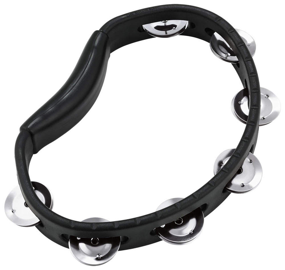 HTBK マイネル タンバリン（ブラック） MEINL HAND HELD ABS TAMBOURINES