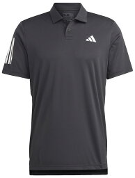 MLE71-HS3269-J/2XL アディダス クラブ スリーストライプス テニス ポロシャツ(ブラック・サイズ：J/2XL) adidas メンズ