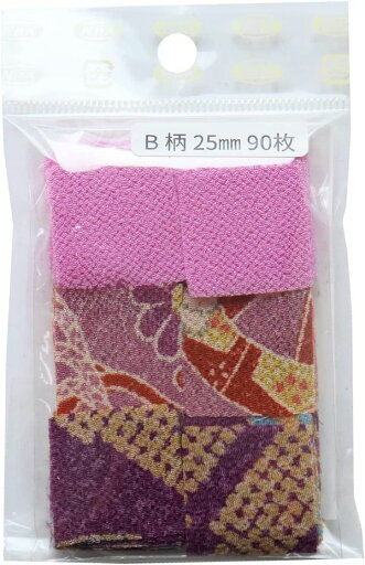 NBK つまみ細工用ちりめん 2柄&1無地アソートセット 計90枚入(紫系) S50GC25-B NBK つまみ細工用ちりめん 2柄&1無地アソートセット 計90枚入(紫系) S50GC25-B
