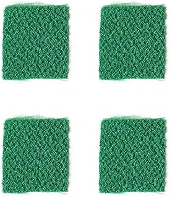 NBK カット済つまみ細工用一越ちりめん 無地 30枚入（29緑・16×16mm） S50CH16-29