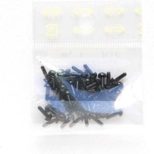 NBK 差し込み丸型さし目 50個入（黒・4.5mm） CE406
