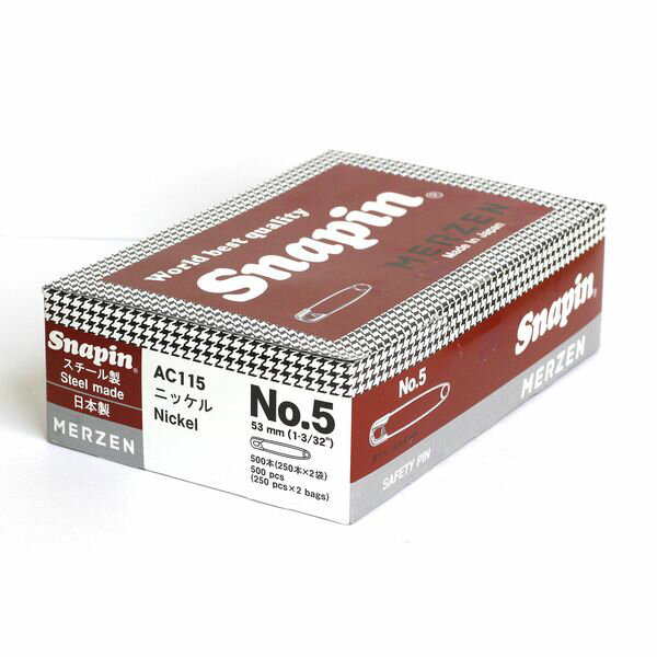 【返品種別B】□「返品種別」について詳しくはこちら□◆名札つけやタグ付けなど幅広い使い方ができる安全ピン。◆たっぷり使える大容量パックです。■　仕　様　■入数：500本サイズ：53mm[AC1155500]マーゼンプロダクツアウトドア＞手芸用品＞ホビー・クラフト関連