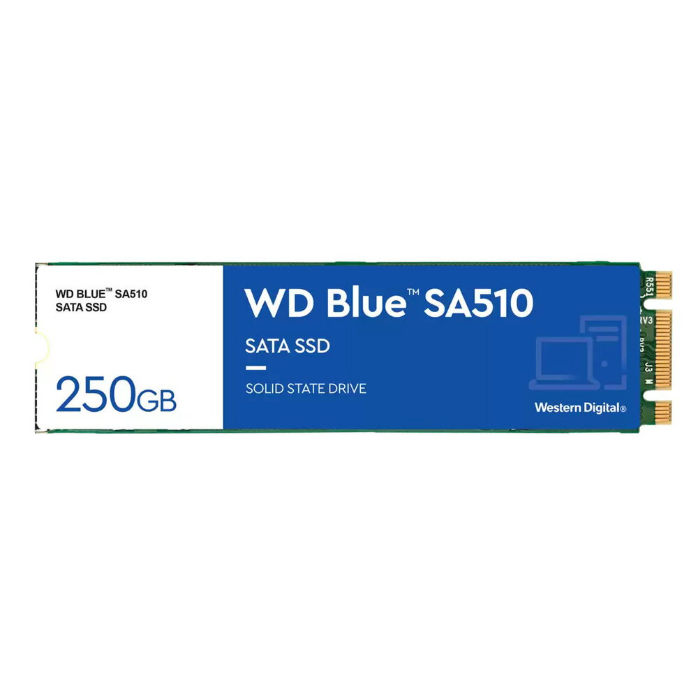 Western Digital（ウエスタンデジタル） 内蔵SSD WD Blue SA510 SATA SSD M.2 2280 250GB WDS250G3B0B