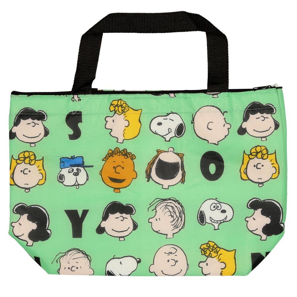 BACKYARD FAMILY(バックヤードファミリー) ファミリーキャラクター 保冷温トートバッグ（スヌーピーグリーン） BF014302-1A-2C