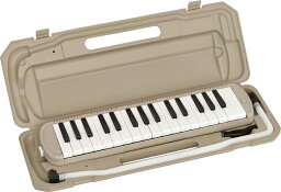 P3001-32K-SANDBEIGE KC 鍵盤ハーモニカ メロディピアノ（サンドベージュ）【お名前/ドレミファソラシール付き】 Kyoritsu Corporation MELODY PIANO