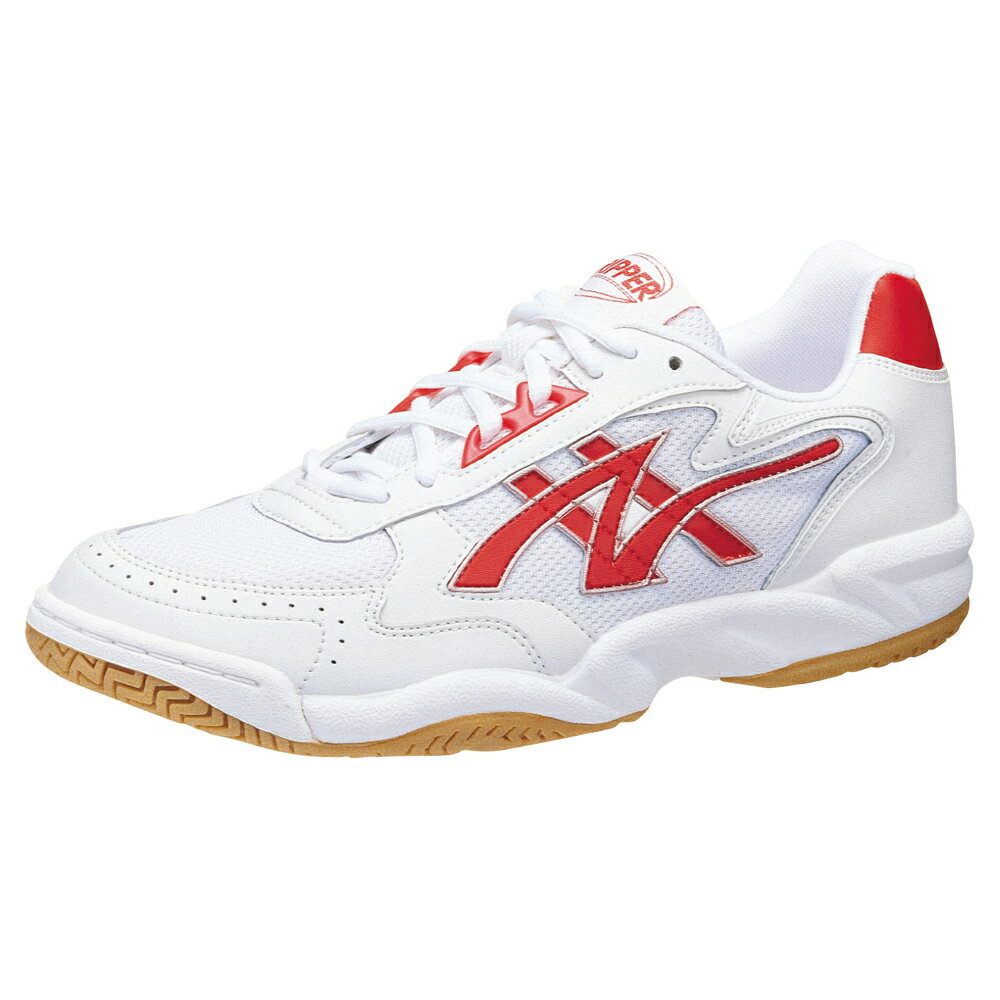 グリッパー 体育館履き アサヒグリッパー32（ホワイト/レッド・サイズ：24.5cm） AGP32WH/RD245 体育館..
