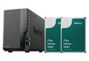 Synology（シノロジー） DiskStation DS224 HAT3310-12TB 2個セット DS224 _HAT3310-12TB2