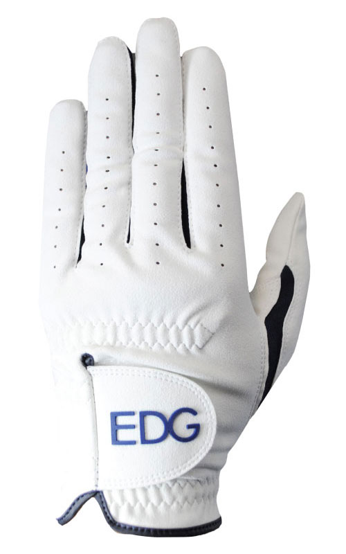 EDWIN GOLF メンズ 合皮ゴルフグローブ 左手用(ホワイト・サイズ：L/25〜26cm) EDGL-3659-WH-L