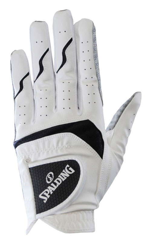 スポルディング 非公認シリコングローブ 左手用(ホワイト・サイズ：L/25〜26cm) SPGL-3657-WH-L SPALDING