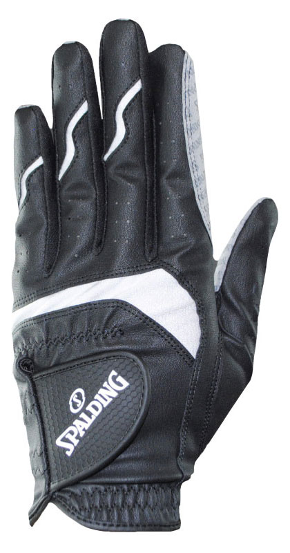 SPGL-3657-BK-L スポルディング 非公認シリコングローブ 左手用(ブラック・サイズ：L/25〜26cm) SPALDING
