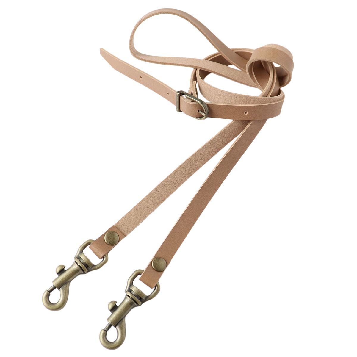 NBK ショルダーストラップ(ベージュ) 長さ調節可能119〜130cm×巾1cm S1210-E