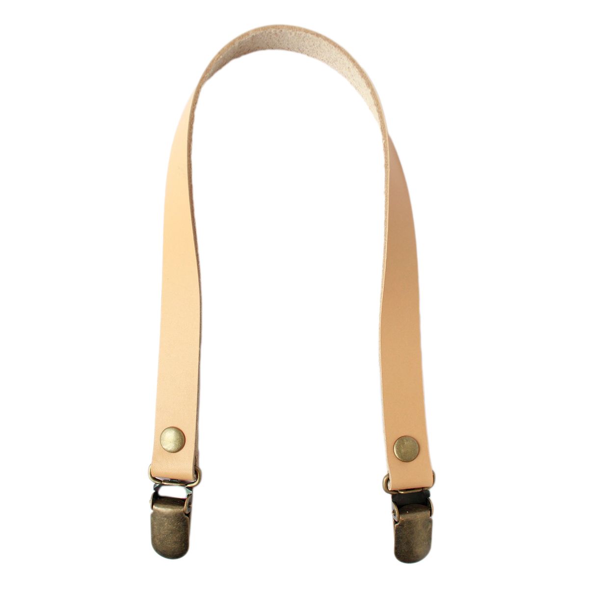 NBK 本革持ち手(ベージュ) 長さ40cm×巾1.5cm T1540-E