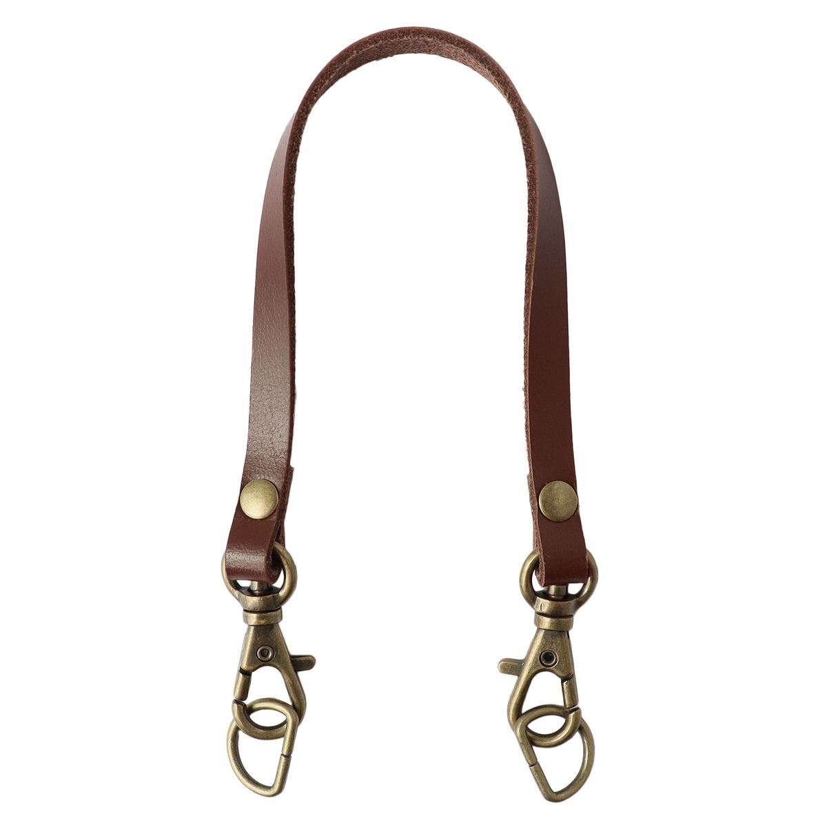 NBK 携帯用本革持手(茶) 長さ23cm×巾7mm T6523-C