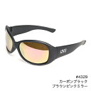 4329 LSD D.フライマン カーボンブラック(ブラウンピンクミラー) L.S.D. DESIGNS 偏光グラス