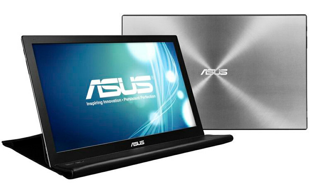 ASUS（エイスース） 15.6型 ポータブルディスプレイ (1366x768)USBバスパワー/スリムデザイン/自動画面回転（専用スリーブケース付属） MB168B-J
