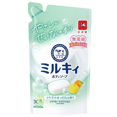 ミルキィボディソープ シトラスせっけんの香り つめかえ用 360ml 牛乳石鹸共進社 ミルキイBS シトラスセツケンカエ360