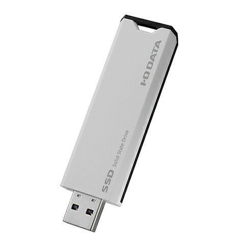 I/Oデータ USB 10Gbps（USB 3.2 Gen2）対応 スティックSSD 1TB（ホワイト×ブラック） SSPS-US1W