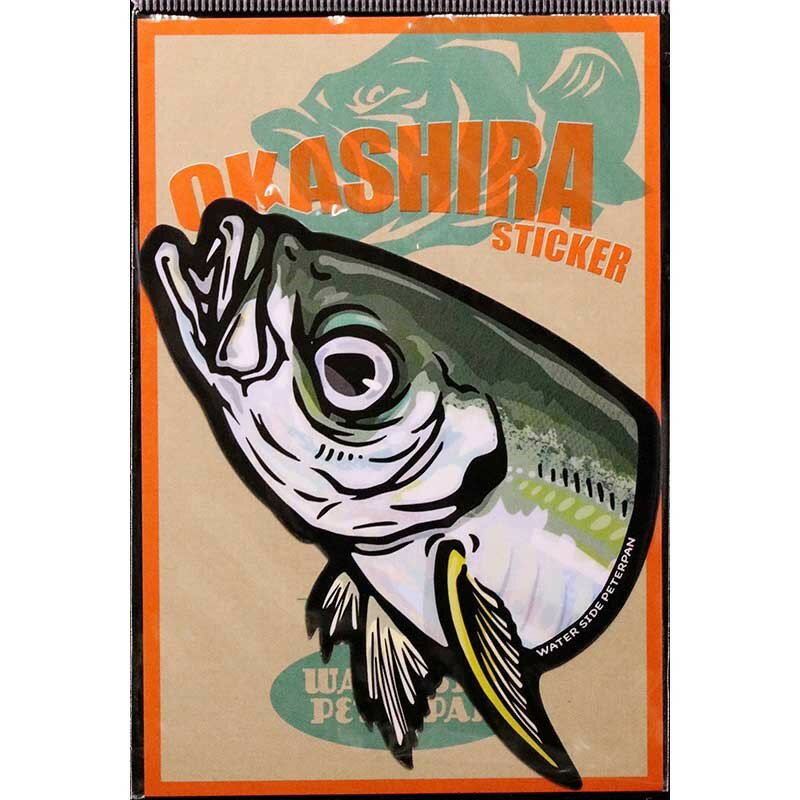 Other - ウォーターサイドピーターパン OKASHIRA ステッカー 25×15cm(L/アジ) OKASHIRA ステツカ- 25×15cm(L/アジ) ウォーターサイドピーターパン オカシラ ステッカー