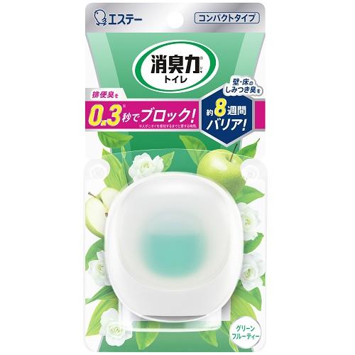 消臭力 コンパクト トイレ用 本体 グリーンフルーティー エステー リキコンパクトトイレフル-テイ-