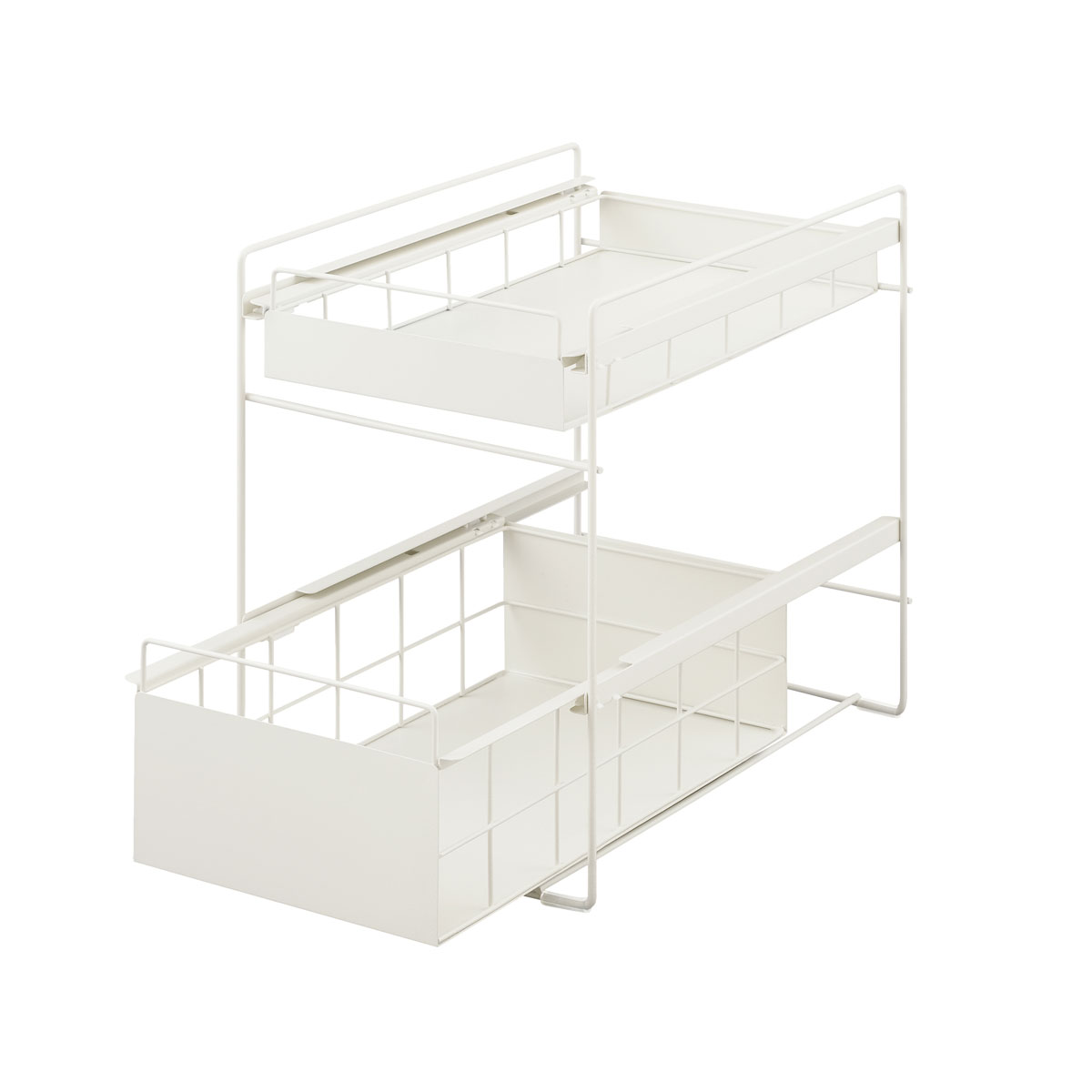 アイリスオーヤマ シンク下引き出しラック　ホワイト SSR-270W IRIS [SSR270W]