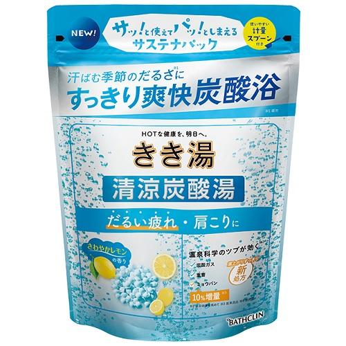 きき湯清涼炭酸湯 さわやかレモンの香り 360g バスクリン