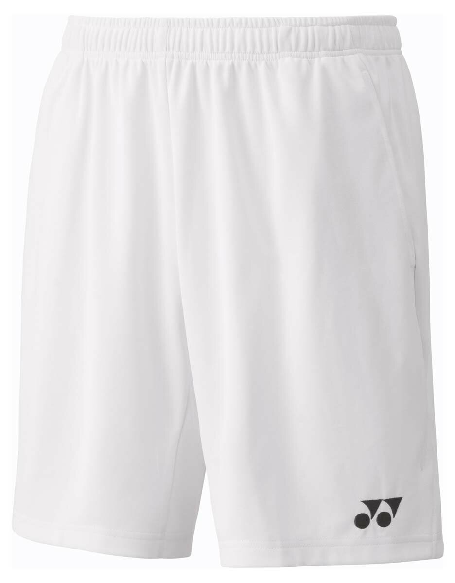 YO-15189-011-L ヨネックス メンズ ニットハーフパンツ（ホワイト・サイズ：L） YONEX