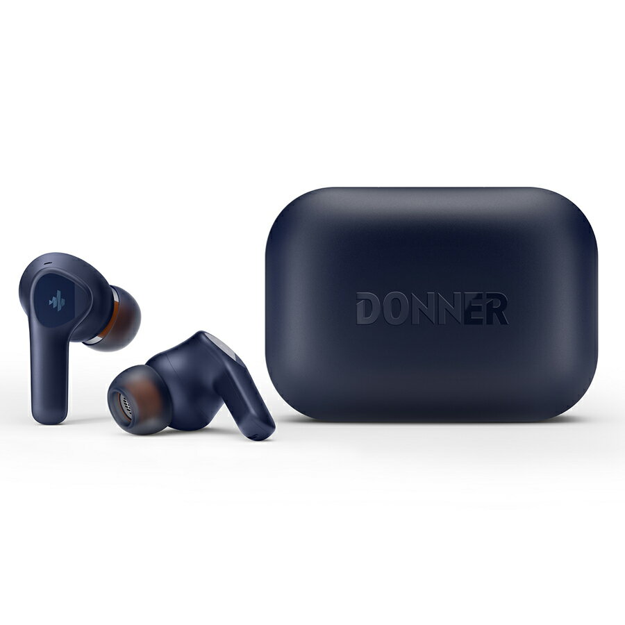 DTW-E10NAVYBLUE Donner ノイズキャンセリング機能搭載　完全ワイヤレス　Bluetoothイヤホン(NavyBlue) Donner Dobuds ONE