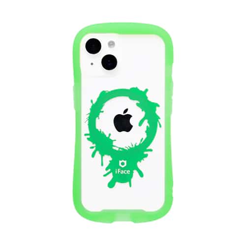 Hamee iPhone14用 ガラスケース IFACE REFLECTION MAGNETIC（クリアグリーン/ペイント） 41-967386