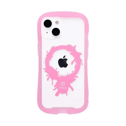 Hamee iPhone14用 ガラスケース IFACE REFLECTION MAGNETIC（クリアピンク/ペイント） 41-967393