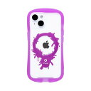 Hamee iPhone15用 ガラスケース IFACE REFLECTION MAGNETIC（クリアパープル/ペイント） 41-967454