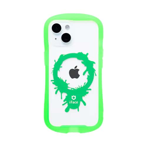 Hamee iPhone15用 ガラスケース IFACE REFLECTION MAGNETIC（クリアグリーン/ペイ...