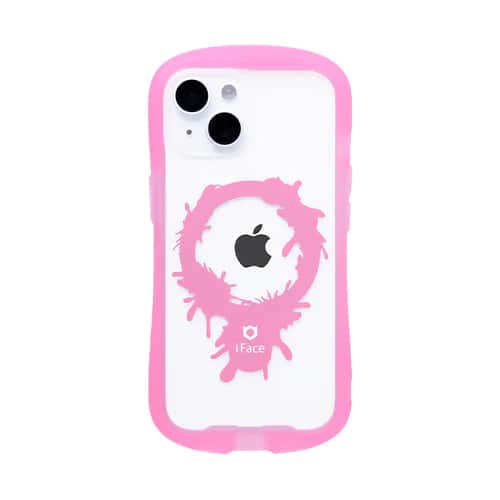 Hamee iPhone15用 ガラスケース IFACE REFLECTION MAGNETIC（クリアピンク/ペイント） 41-967478