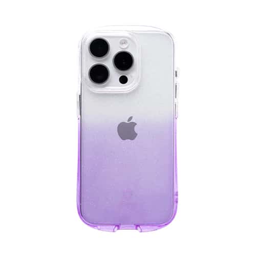 樂天商城 - Hamee iPhone15 Pro用 TPUケース IFACE LOOKINCLEAR LOLLY（クリア/ヴァイオレット） 41-969540