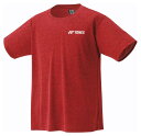 YO-16803-496-O ヨネックス ユニセックス ドライTシャツ（サンセットレッド・サイズ：O） YONEX