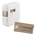 キングジム ラベルプリンター「テプラ」PRO + フラッティワークス(ペンケース/モカ色)付 KING JIM TEPRA PRO SR-R2500Pフラッティモカセット