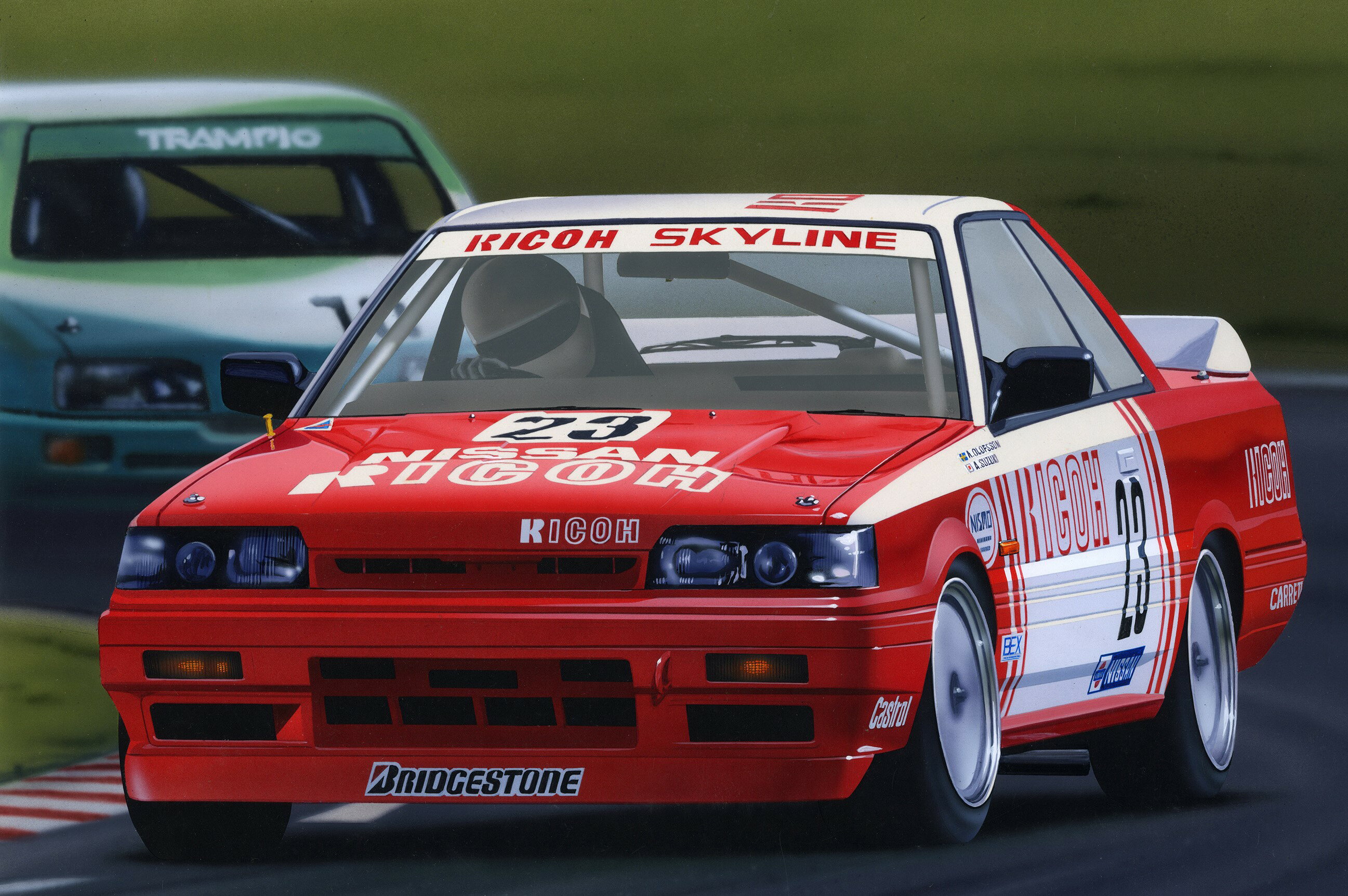 フジミ 1/24 インチアップシリーズ No.313 RICOH NISSAN SKYLINE GTS-R (R31 Gr.A仕様 1988)【ID-313】 プラモデル