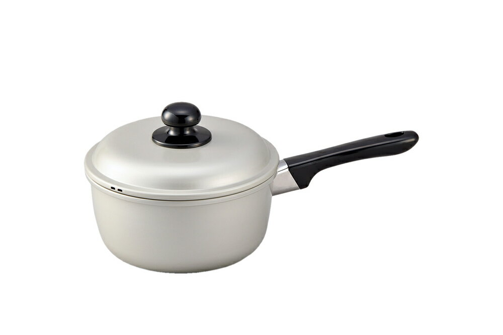 北陸アルミニウム 【ガス火専用】片手鍋　18cm 108061(ホクリク) シルビー [108061ホクリク]