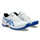 1041A358-103-27.5 アシックス メンズ テニスシューズ GAL-GAME 9 CLAY/OC（White/Tuna Blue・サイズ：27.5cm） asics オムニ・クレーコート用