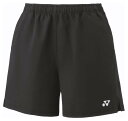 YO-25095-007-XO ヨネックス レディース ハーフパンツ(ブラック・サイズ:XO) YONEX