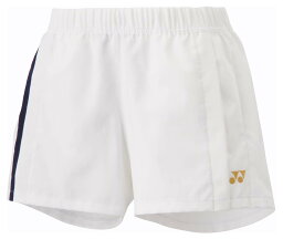 YO-25091-011-L ヨネックス レディース ショートパンツ（ホワイト・サイズ：L） YONEX